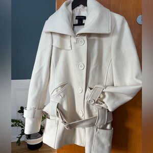 Moda International - Women's Wool Cream Coat